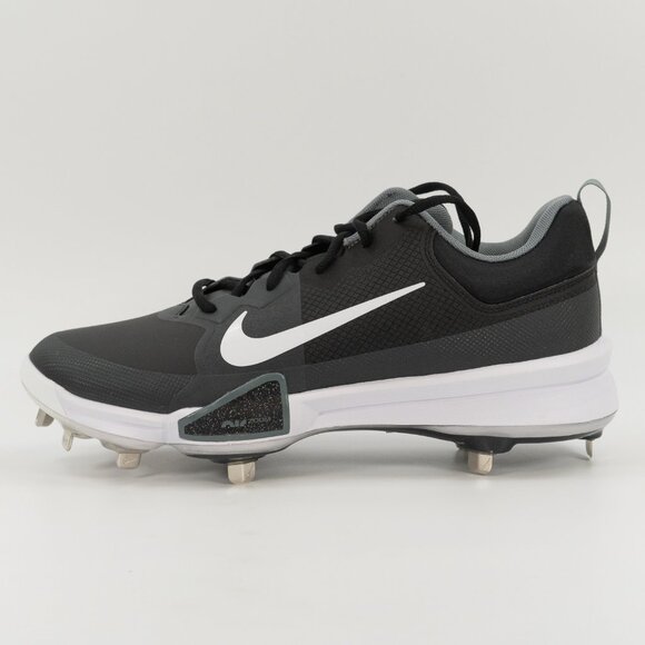 Nike Force Zoom Trout 9 Pro 'Black White' FB2907-001 Baseball Cleats - Picture 5 of 8